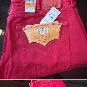 Levi's hot pink men's never worn!